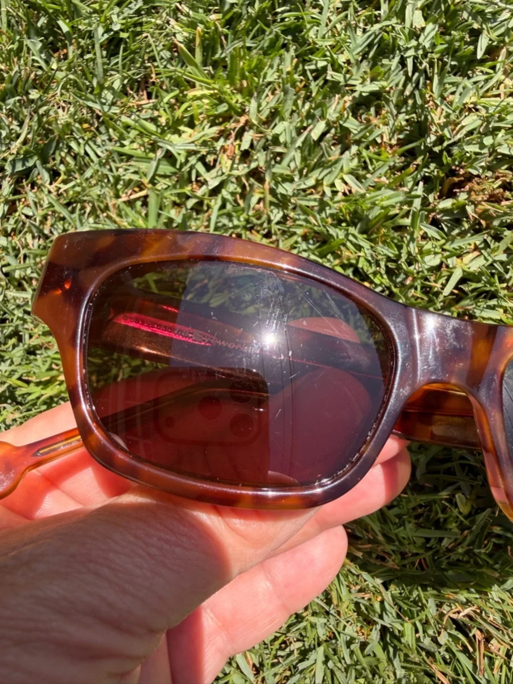VTG l.a. Eyeworks Miles 142 Tortoise Shell Low Profile Sunglasses Artsy Italy